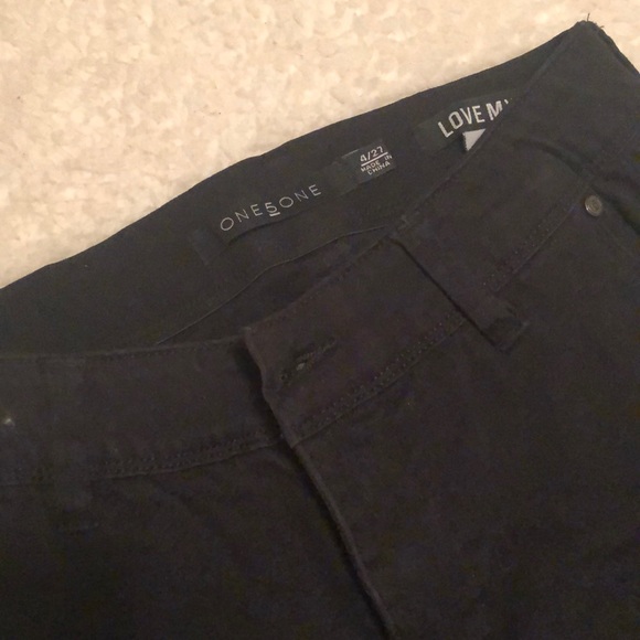 One 5 One Boot Cut Black Pants - Picture 3 of 3